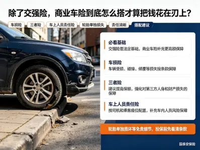 除了交强险，商业车险到底怎么搭才算把钱花在刃上？
