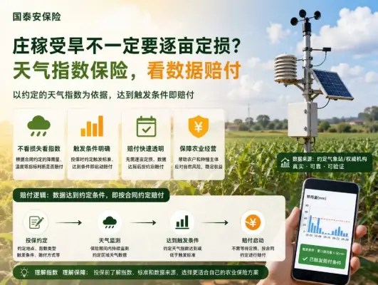 庄稼受旱不一定要逐亩定损？天气指数保险为什么可以“看数据赔钱”