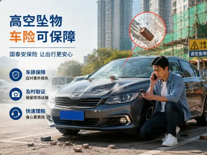 车辆被高空坠物砸坏怎么办？停车环境中的车险风险不容忽视